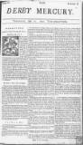 Derby Mercury Thu 10 Sep 1741 Page 1