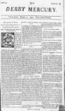 Derby Mercury Wed 13 Jan 1742 Page 1