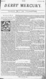 Derby Mercury Thu 03 Jun 1742 Page 1