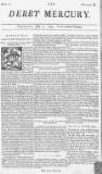 Derby Mercury Thu 29 Jul 1742 Page 1