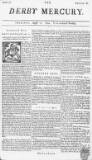 Derby Mercury Thu 19 Aug 1742 Page 1