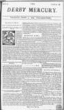 Derby Mercury Thu 04 Nov 1742 Page 1
