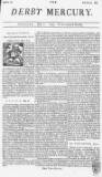 Derby Mercury Thu 02 Jun 1743 Page 1