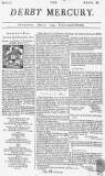 Derby Mercury Thu 09 Jun 1743 Page 1