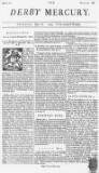 Derby Mercury Thu 16 Jun 1743 Page 1