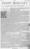 Derby Mercury Thu 06 Oct 1743 Page 1
