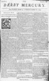 Derby Mercury Fri 09 Dec 1743 Page 1