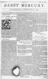 Derby Mercury Fri 09 Mar 1744 Page 1