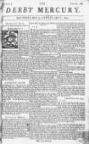 Derby Mercury Fri 30 Mar 1744 Page 1