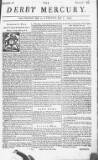 Derby Mercury Fri 25 May 1744 Page 1