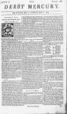 Derby Mercury Fri 01 Jun 1744 Page 1