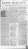 Derby Mercury Fri 08 Jun 1744 Page 1