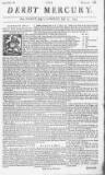 Derby Mercury Fri 06 Jul 1744 Page 1