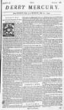 Derby Mercury Fri 13 Jul 1744 Page 1