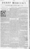 Derby Mercury Fri 03 Aug 1744 Page 1