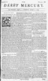 Derby Mercury Fri 31 Aug 1744 Page 1