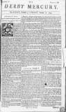 Derby Mercury Fri 09 Nov 1744 Page 1
