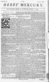 Derby Mercury Fri 30 Nov 1744 Page 1