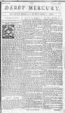 Derby Mercury Fri 25 Jan 1745 Page 1