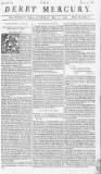 Derby Mercury Fri 04 Jul 1746 Page 1