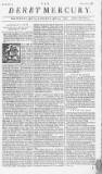 Derby Mercury Fri 17 Apr 1747 Page 1