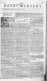 Derby Mercury Thu 05 Jan 1749 Page 1