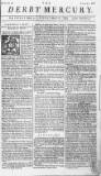 Derby Mercury Thu 09 Mar 1749 Page 1