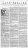 Derby Mercury Fri 09 Jun 1749 Page 1