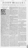 Derby Mercury Fri 14 Jul 1749 Page 1