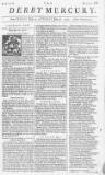 Derby Mercury Fri 21 Jul 1749 Page 1