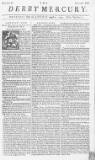 Derby Mercury Fri 28 Jul 1749 Page 1