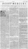 Derby Mercury Fri 01 Dec 1749 Page 1