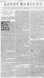Derby Mercury Fri 07 Sep 1750 Page 1