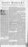 Derby Mercury Fri 19 Apr 1751 Page 1