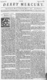 Derby Mercury Fri 10 Jul 1752 Page 1