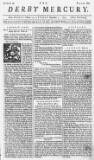 Derby Mercury Friday 27 October 1752 Page 1
