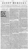Derby Mercury Friday 17 November 1752 Page 1