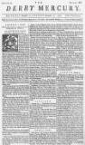 Derby Mercury Friday 22 December 1752 Page 1
