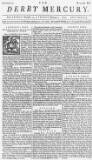 Derby Mercury Saturday 29 December 1753 Page 1