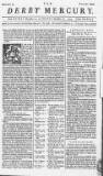 Derby Mercury Friday 20 December 1754 Page 1