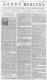 Derby Mercury Friday 16 December 1757 Page 1