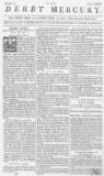Derby Mercury Friday 20 October 1758 Page 1