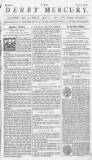 Derby Mercury Friday 04 April 1760 Page 1