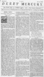 Derby Mercury Friday 25 July 1760 Page 1
