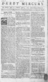 Derby Mercury Friday 17 April 1761 Page 1