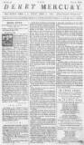 Derby Mercury Friday 02 October 1761 Page 1
