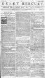 Derby Mercury Friday 23 July 1762 Page 1