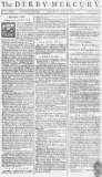 Derby Mercury Friday 12 April 1765 Page 1