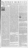 Derby Mercury Friday 01 November 1765 Page 1