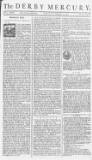 Derby Mercury Friday 13 December 1765 Page 1